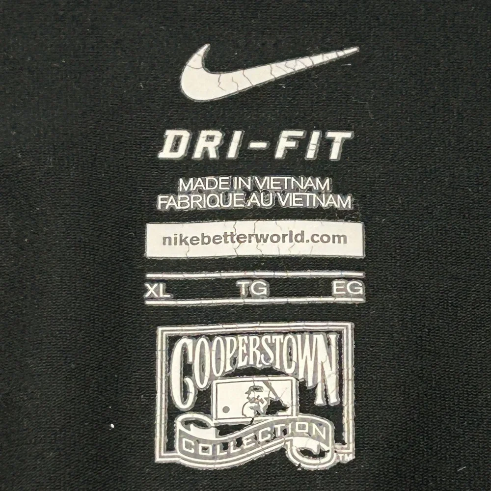 Baltimore‎ Orioles Pullover Womens XL Black Nike Dri-FIT Cooperstown 1/4 Zip MLB